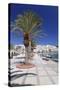 Promenade on Seaside, Sitia, Eastern Crete, Crete, Greek Islands, Greece, Europe-Markus Lange-Stretched Canvas