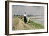Promenade on the Banks of the Rhine, 1920-Hugo Mühlig-Framed Giclee Print
