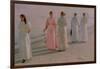 Promenade on the Beach-Michael Peter Ancher-Framed Giclee Print