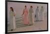 Promenade on the Beach-Michael Peter Ancher-Framed Giclee Print