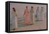 Promenade on the Beach-Michael Peter Ancher-Framed Stretched Canvas