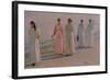 Promenade on the Beach-Michael Peter Ancher-Framed Giclee Print