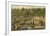 Promenade on the Wiere in Carsbad-null-Framed Giclee Print