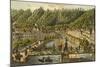 Promenade on the Wiere in Carsbad-null-Mounted Giclee Print