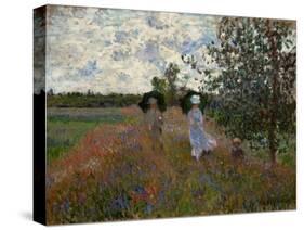 Promenade pres d'Argenteuil, 1873. Canvas,60 x 81 cm Inv.5332.-Claude Monet-Stretched Canvas