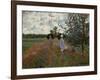 Promenade pres d'Argenteuil, 1873. Canvas,60 x 81 cm Inv.5332.-Claude Monet-Framed Giclee Print