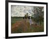 Promenade pres d'Argenteuil, 1873. Canvas,60 x 81 cm Inv.5332.-Claude Monet-Framed Giclee Print