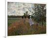 Promenade pres d'Argenteuil, 1873. Canvas,60 x 81 cm Inv.5332.-Claude Monet-Framed Giclee Print