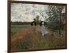 Promenade pres d'Argenteuil, 1873. Canvas,60 x 81 cm Inv.5332.-Claude Monet-Framed Giclee Print