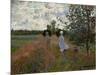 Promenade pres d'Argenteuil, 1873. Canvas,60 x 81 cm Inv.5332.-Claude Monet-Mounted Giclee Print