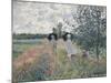 Promenade Pres D'Argenteuil-Claude Monet-Mounted Giclee Print