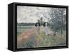 Promenade Pres D'Argenteuil-Claude Monet-Framed Stretched Canvas