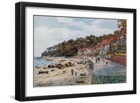 Promenade, Seagrove Bay, Sea View, I of Wight-Alfred Robert Quinton-Framed Giclee Print
