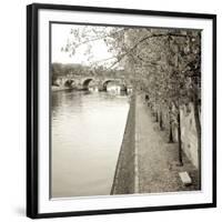 Promenade Seine II-Alan Blaustein-Framed Photographic Print