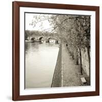 Promenade Seine II-Alan Blaustein-Framed Photographic Print