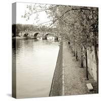 Promenade Seine II-Alan Blaustein-Stretched Canvas