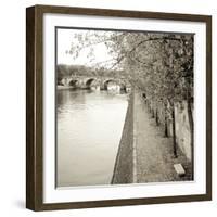 Promenade Seine II-Alan Blaustein-Framed Photographic Print