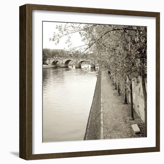 Promenade Seine II-Alan Blaustein-Framed Photographic Print
