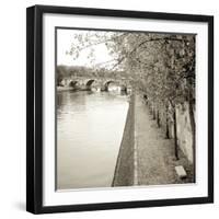 Promenade Seine II-Alan Blaustein-Framed Photographic Print