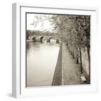 Promenade Seine II-Alan Blaustein-Framed Photographic Print