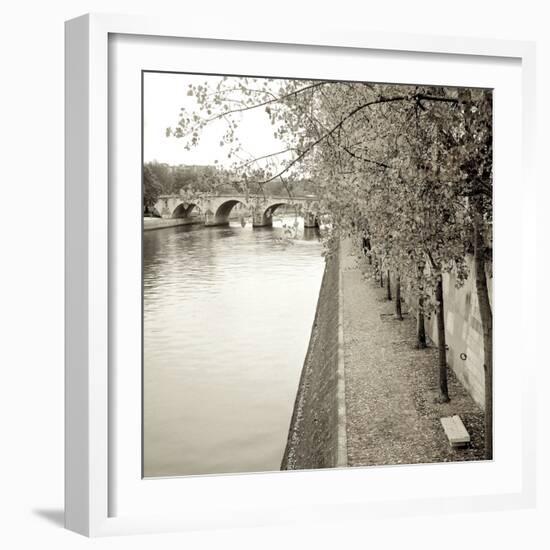 Promenade Seine II-Alan Blaustein-Framed Photographic Print