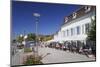 Promenade with Restaurant and Street Cafe-Markus Lange-Mounted Photographic Print