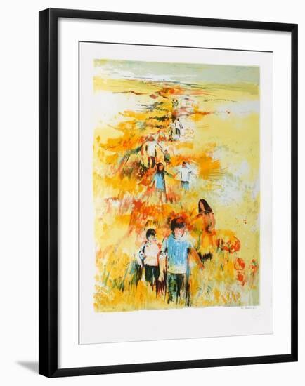 Promenade-Michel Jouenne-Framed Collectable Print