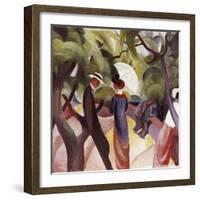 Promenade-Auguste Macke-Framed Giclee Print