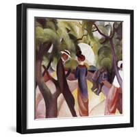 Promenade-Auguste Macke-Framed Giclee Print