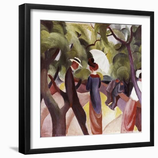 Promenade-Auguste Macke-Framed Giclee Print