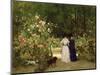 Promenade-Constant-emile Troyon-Mounted Giclee Print