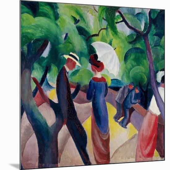 Promenade-August Macke-Mounted Giclee Print