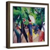 Promenade-August Macke-Framed Giclee Print