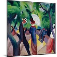 Promenade-August Macke-Mounted Giclee Print