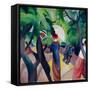 Promenade-August Macke-Framed Stretched Canvas
