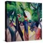 Promenade-August Macke-Stretched Canvas