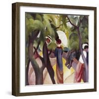 Promenade-Auguste Macke-Framed Giclee Print