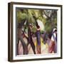 Promenade-Auguste Macke-Framed Giclee Print