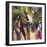 Promenade-Auguste Macke-Framed Giclee Print