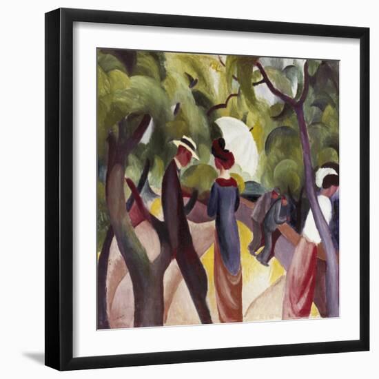 Promenade-Auguste Macke-Framed Giclee Print