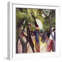 Promenade-Auguste Macke-Framed Giclee Print