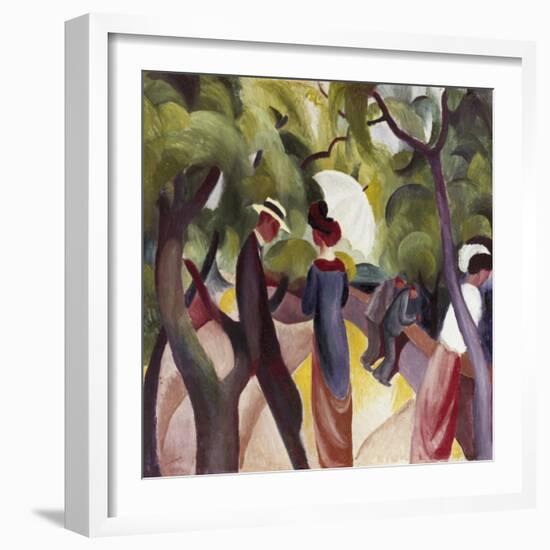 Promenade-Auguste Macke-Framed Giclee Print