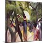 Promenade-Auguste Macke-Mounted Giclee Print