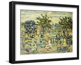 Promenade-Maurice Brazil Prendergast-Framed Giclee Print