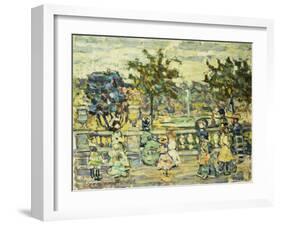 Promenade-Maurice Brazil Prendergast-Framed Giclee Print