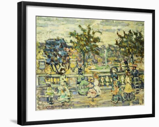 Promenade-Maurice Brazil Prendergast-Framed Giclee Print