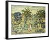 Promenade-Maurice Brazil Prendergast-Framed Giclee Print