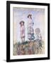 Promenade-Claude Monet-Framed Giclee Print