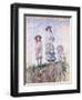 Promenade-Claude Monet-Framed Giclee Print