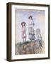 Promenade-Claude Monet-Framed Giclee Print